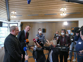 Abschlusspressekonferenz der Deutschen Bischofskonferenz (Foto: Karl-Franz Thiede)